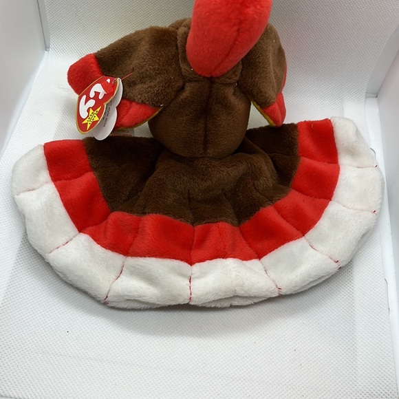 “Gobbles” Beanie Baby Turkey — RARE WITH 8 ERRORS & PVC PELLETS - Picture 7 of 14